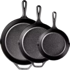 Lodge 3 Piece Cast Iron Set