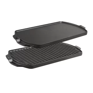 Lodge Seasoned Cast Iron Reversible Grill Griddle